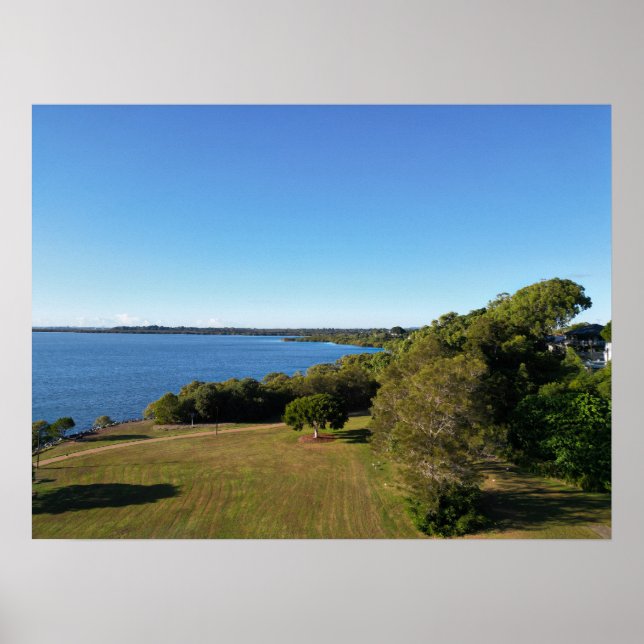 Wellington Point Queensland Coastal Park View Poster (Framsidan)