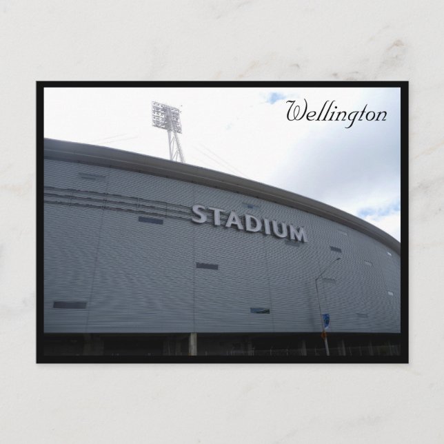 Wellington-stadion för västmakron vykort (Framsida)