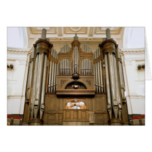 Wellington stadshusorgan hälsningskort