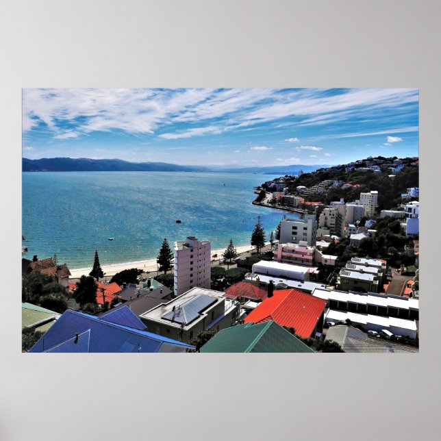 Wellington Waterfront Poster (Framsidan)