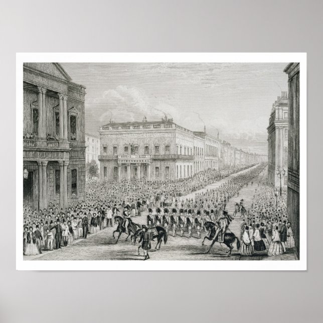 Wellingtons begravningsentreprenad som passerar öv poster (Framsidan)