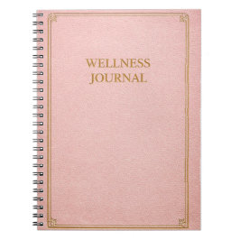 Wellness Journal Pink | Self Care & Habit Tracker Anteckningsbok
