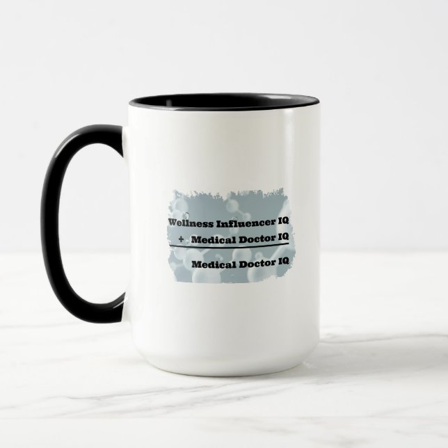 Wellness Plus Doktor IQ-ekvation Mugg (Vänster)