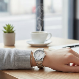 Wellness Waters Wristwatch - Reflective Steel  Armbandsur