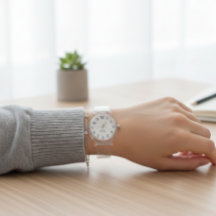 Wellness Waters Wristwatch - Transparent Ice Desig