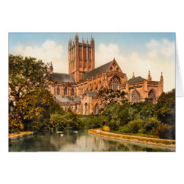 Wells Cathedral Somerset England OBS Kort