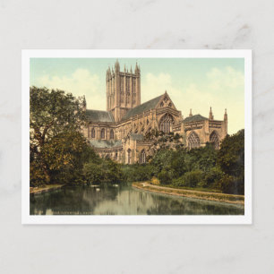 Wells Cathedral, Somerset, England Vykort