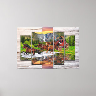 WELLS FARGO STAGECOACH CANVASTRYCK