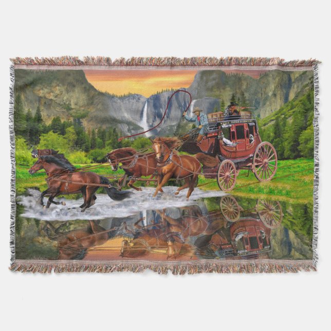 WELLS FARGO STAGECOACH FILT (Framsidan)