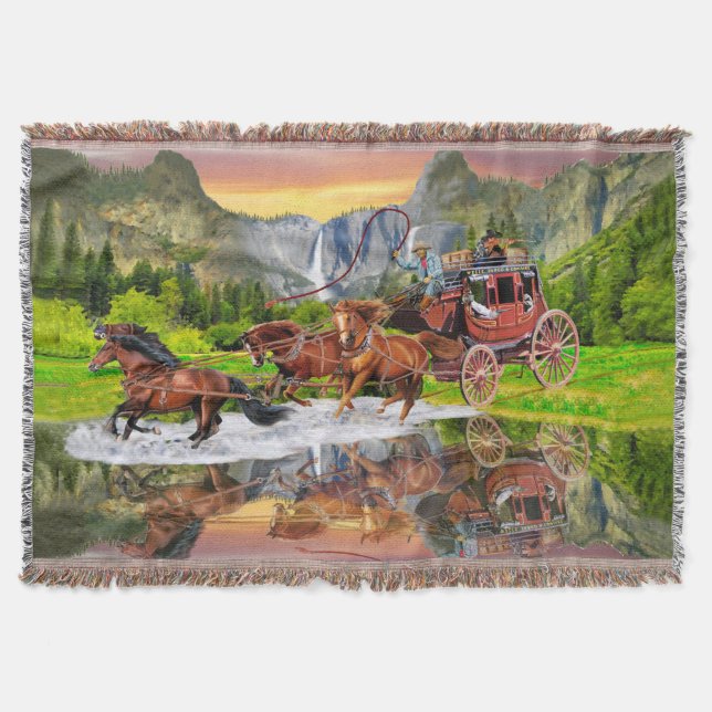 WELLS FARGO STAGECOACH FILT (Framsidan)