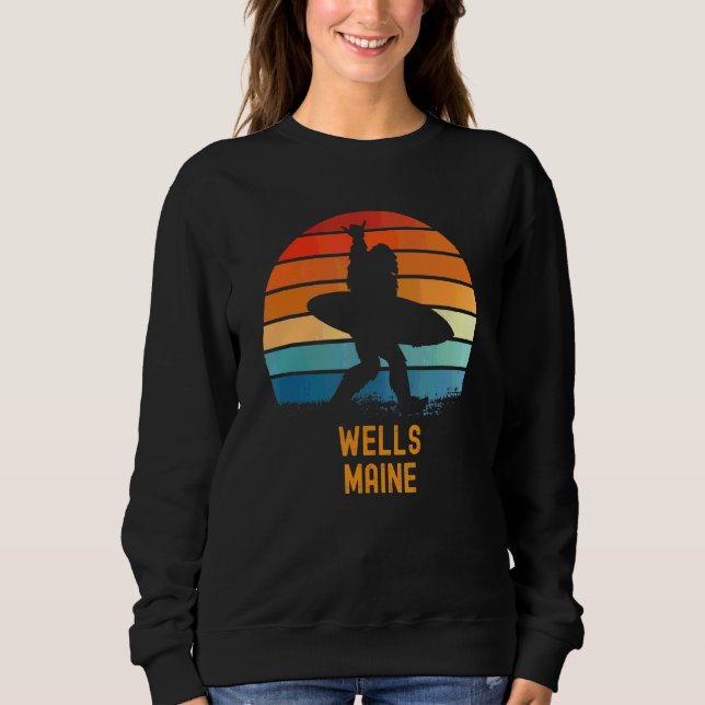 Wells Maine Sasquatch Souvenir T Shirt (Framsida)