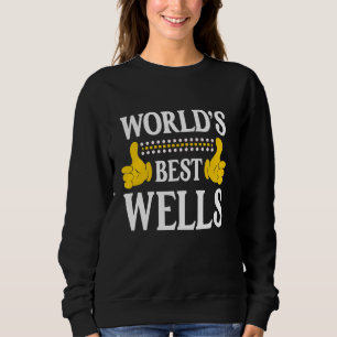 Wells Surname Funny Team Family Efternamn World's T Shirt
