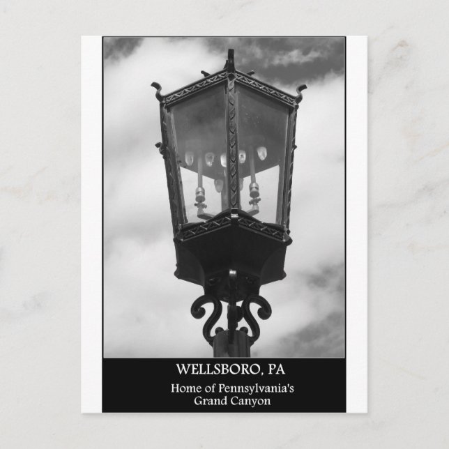 Wellsboro, BB: Pennsylvanias Grand Canyon Vykort (Framsida)