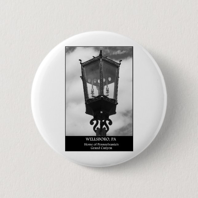 Wellsboro PA-hem av Pennsylvania grand Canyon Knapp (Framsida)