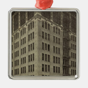 WellsFargo Bldg, Portland, Oregon Julgransprydnad Metall
