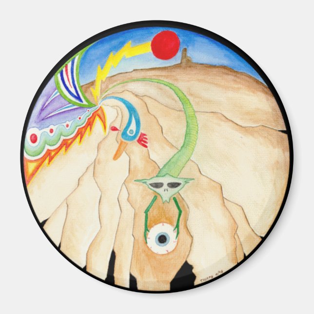 ’WellSpring’ Mandala Magnet (Framsidan)