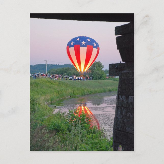 Wellsville Balloon Rally 2-vykort Vykort (Framsida)