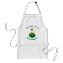 Welsh Angel Hanukkah Flag Personalized  Förkläde