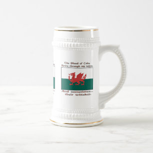 Welsh Blood of Celts and Whiskey Sejdel