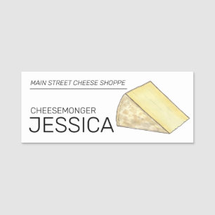 Welsh Caerphilly Cheese Shoppe Food Wales UK Namnbricka