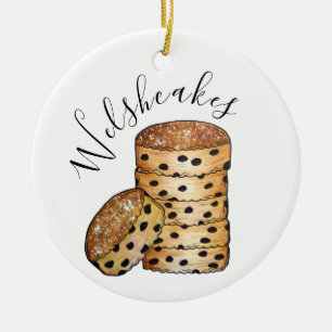 Welsh Cakes Welshcakes Bakestones UK Food Julgransprydnad Keramik