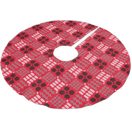 Welsh Carthen Blanket Tapestry Design Julgransmatta Borstad Polyester