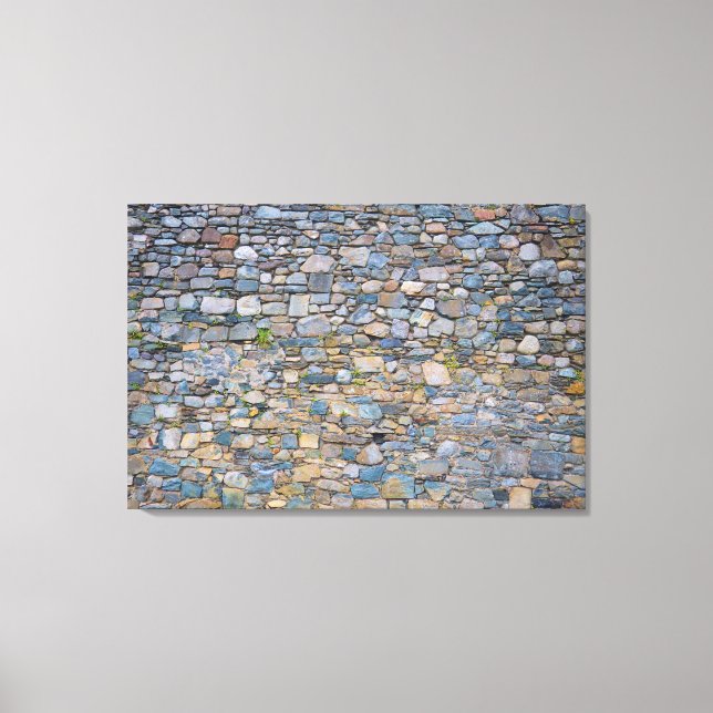 WELSH CASTLE WALL 24x36 Canvastryck (Framsida)
