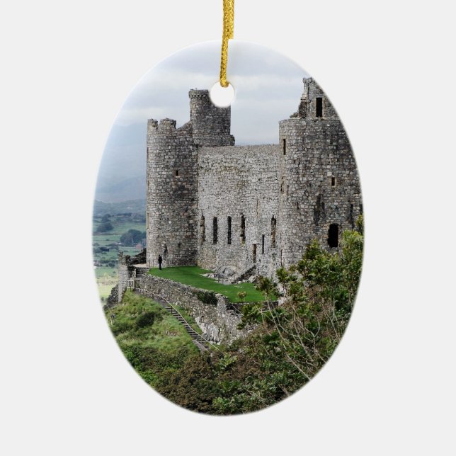 WELSH CASTLES JULGRANSPRYDNAD KERAMIK (Framsidan)