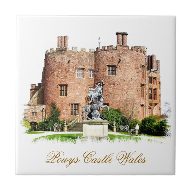 WELSH CASTLES KAKELPLATTA (Framsidan)