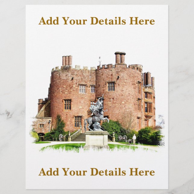 WELSH CASTLES REKLAMBLAD (Framsidan)