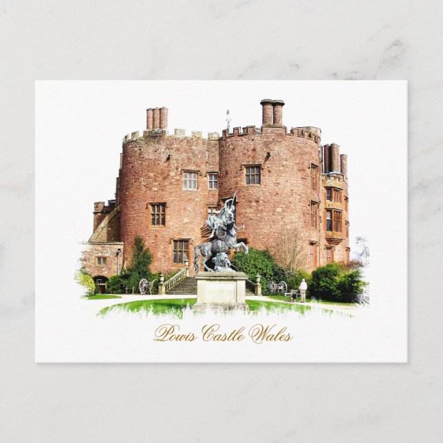 WELSH CASTLES VYKORT (Framsida)