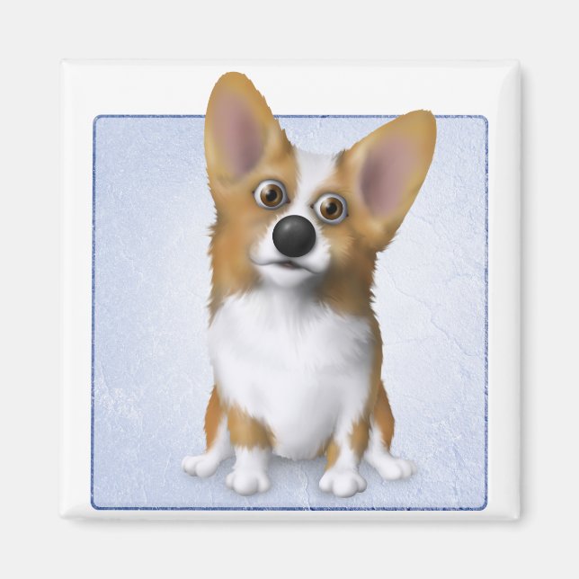 Welsh Corgi 2 Magnet (Framsidan)