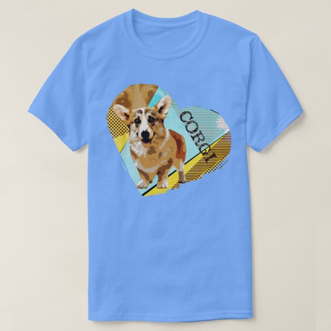 Welsh Corgi 2 T Shirt (Design framsida)
