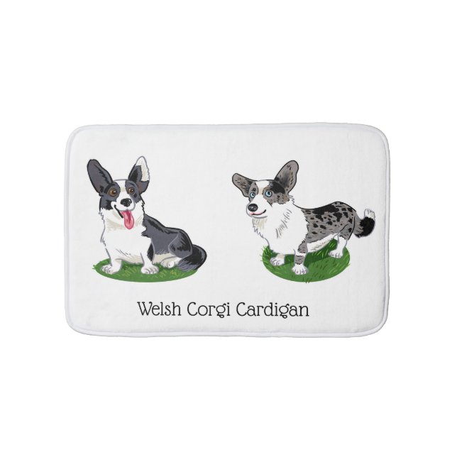 Welsh Corgi Cardigans Badrumsmatta (Framsidan)