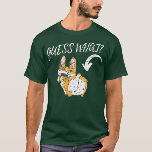 Welsh Corgi Coola Gissa vad Corgis Butt Pet Distre T Shirt