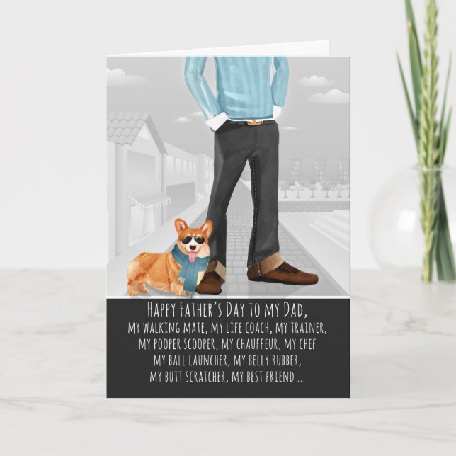 Welsh Corgi från Hund Kort (Framsida)