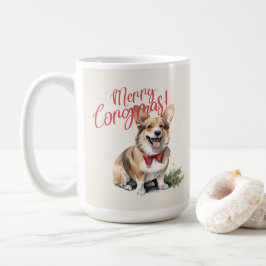 Welsh Corgi Funny jul Hund Coffee Mugg