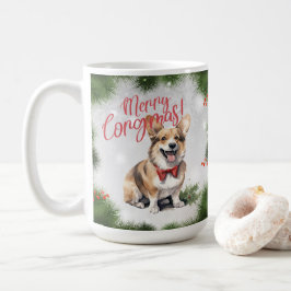 Welsh Corgi Funny jul Hund Coffee Mugg