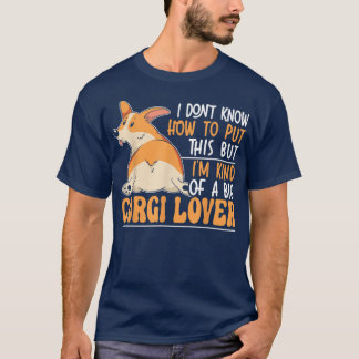 Welsh Corgi Hund älskare Puppy Owner Corgi Breeder T Shirt