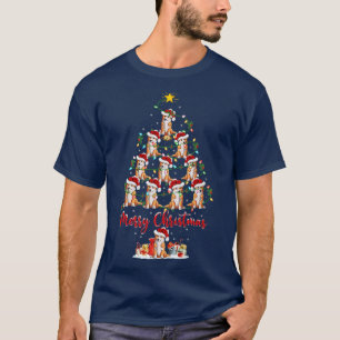 Welsh Corgi Hund Julgran Ljus Funny Welsh T Shirt