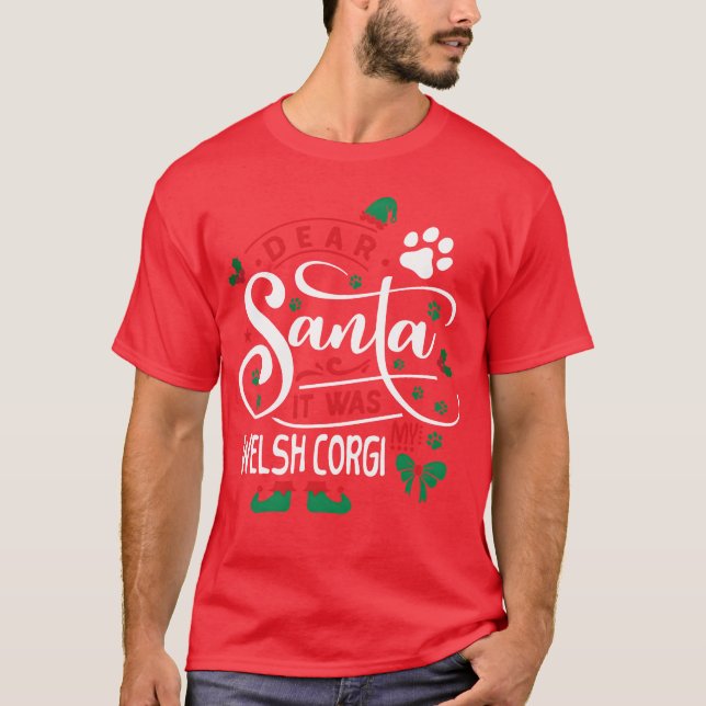 Welsh Corgi Hund julklapp Hund aveln T Shirt (Framsida)
