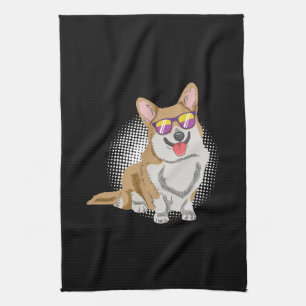 Welsh Corgi Hund Kökshandduk