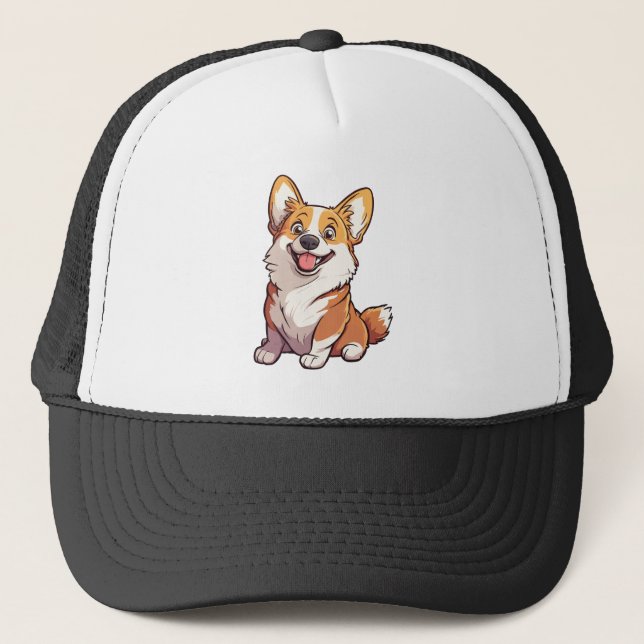 Welsh Corgi hund Mugg Keps (Framsida)