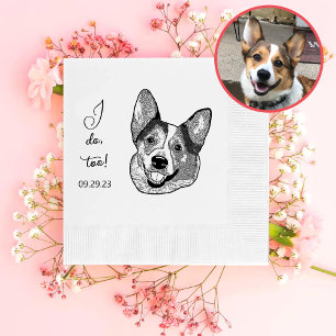 Welsh Corgi Hund Personlig jag också gör Pappersservett