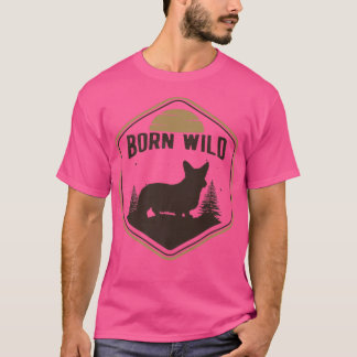 Welsh Corgi Hund Retro1585 T Shirt