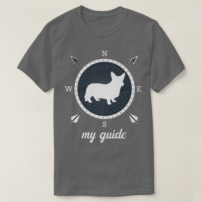 Welsh Corgi Hund Retro1589 T Shirt (Design framsida)