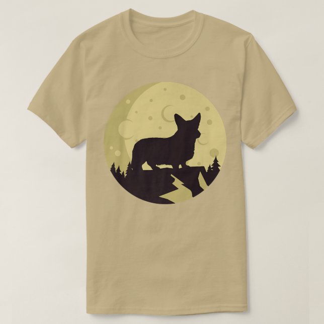 Welsh Corgi Hund Retro Premium T-Shirt Copy Co (Design framsida)