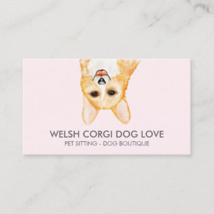 Welsh Corgi Hund Visitkort