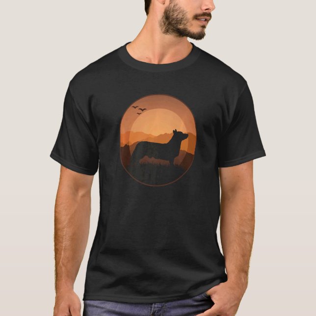Welsh Corgi Hundras  100 T Shirt (Framsida)