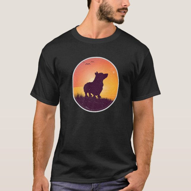 Welsh Corgi Hundras  102 T Shirt (Framsida)